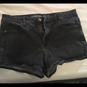 American Eagle “Hi-Rise Shortie” Shorts